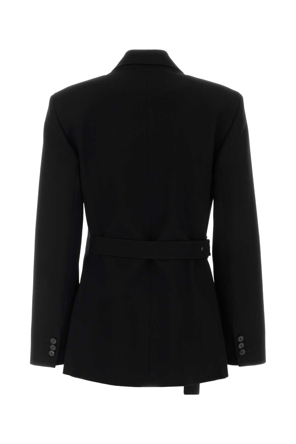 Black Wool Blazer Giacche E Gilet