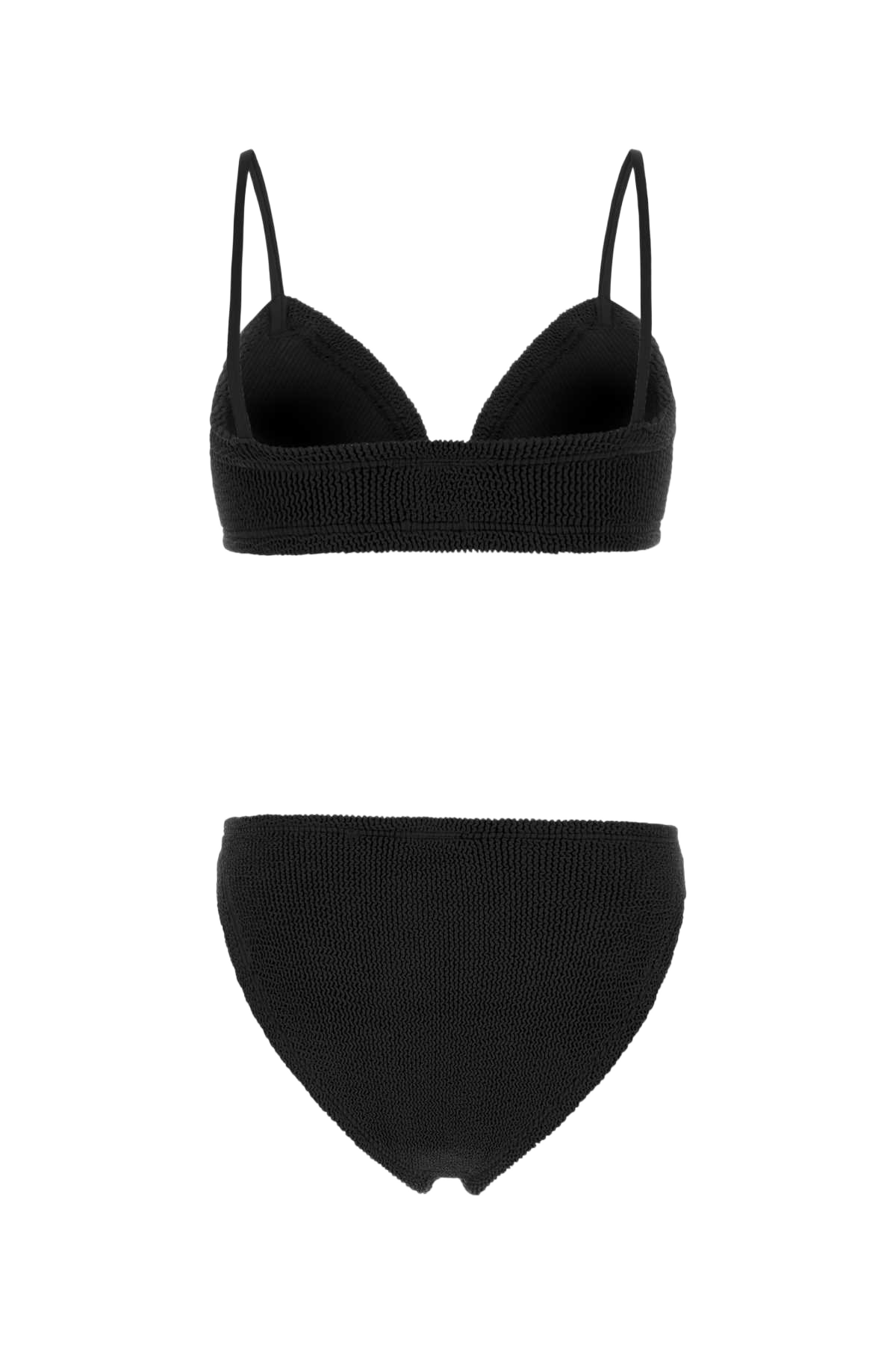 Black Stretch Nylon Alicia Bikini Exterior: Elastane Costumi Da Bagno