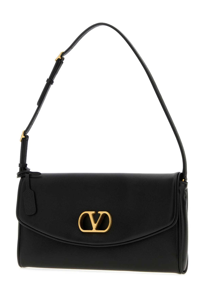 Black Nappa Leather Devain Shoulder Bag Nero Borse A Mano