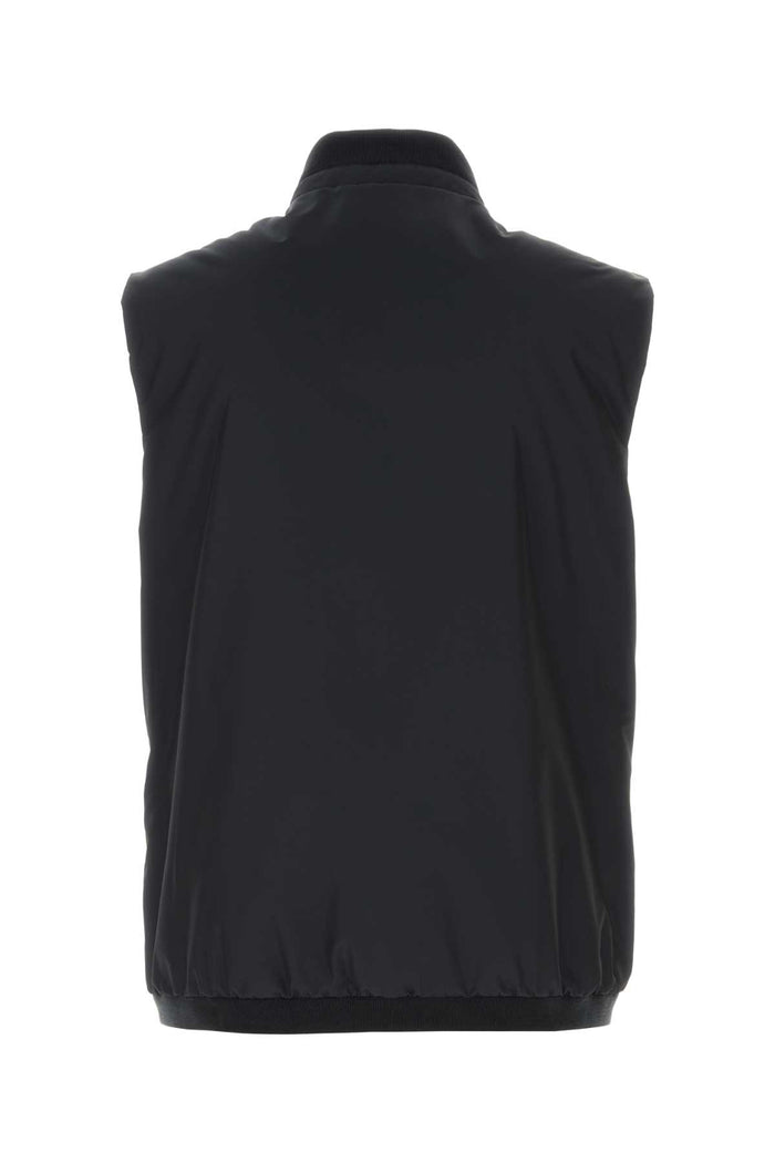 Midnight Blue Polyester Fioresi Reversible Jacket Blu Giubbini
