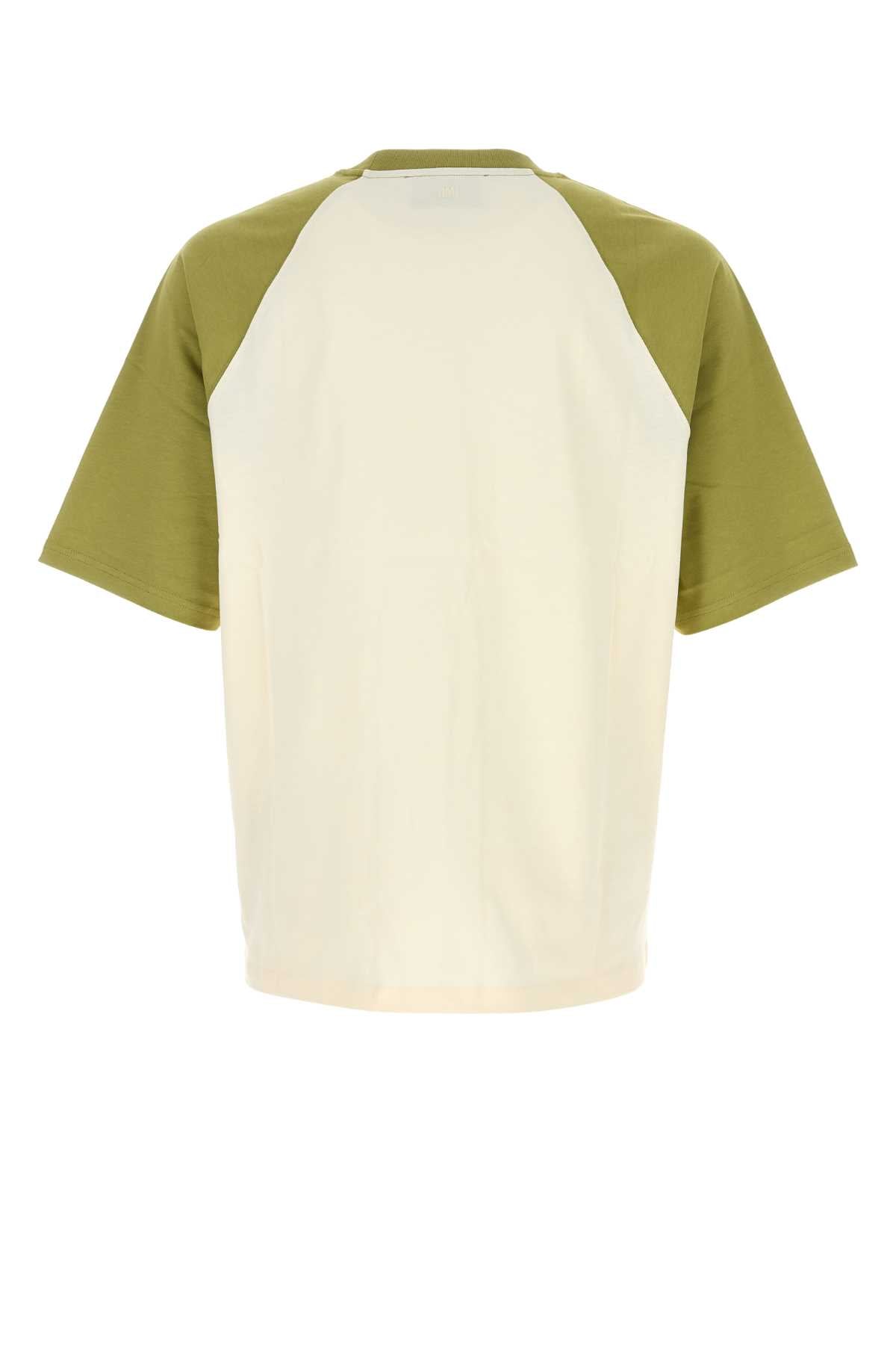 Uts379726 A041 Blanccremematcha Exterior: Cotton T-shirt