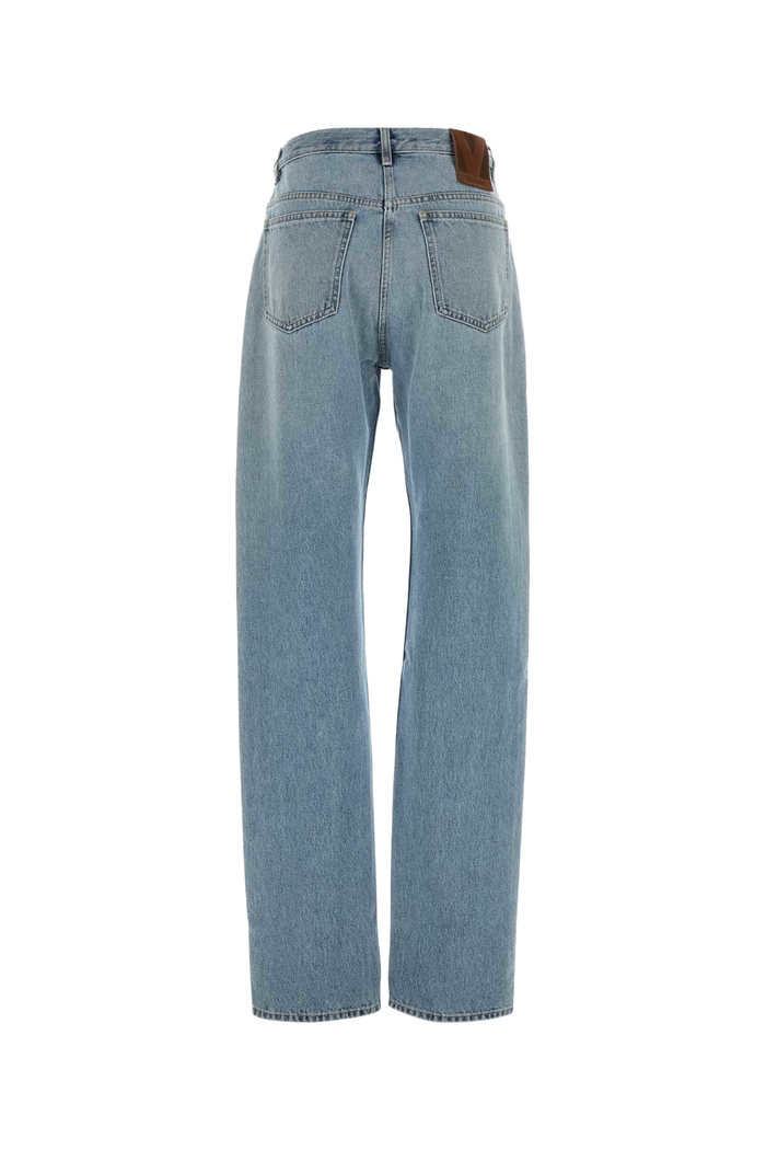 Denim Jeans Denimblulavchiaro Exterior: Cotton
