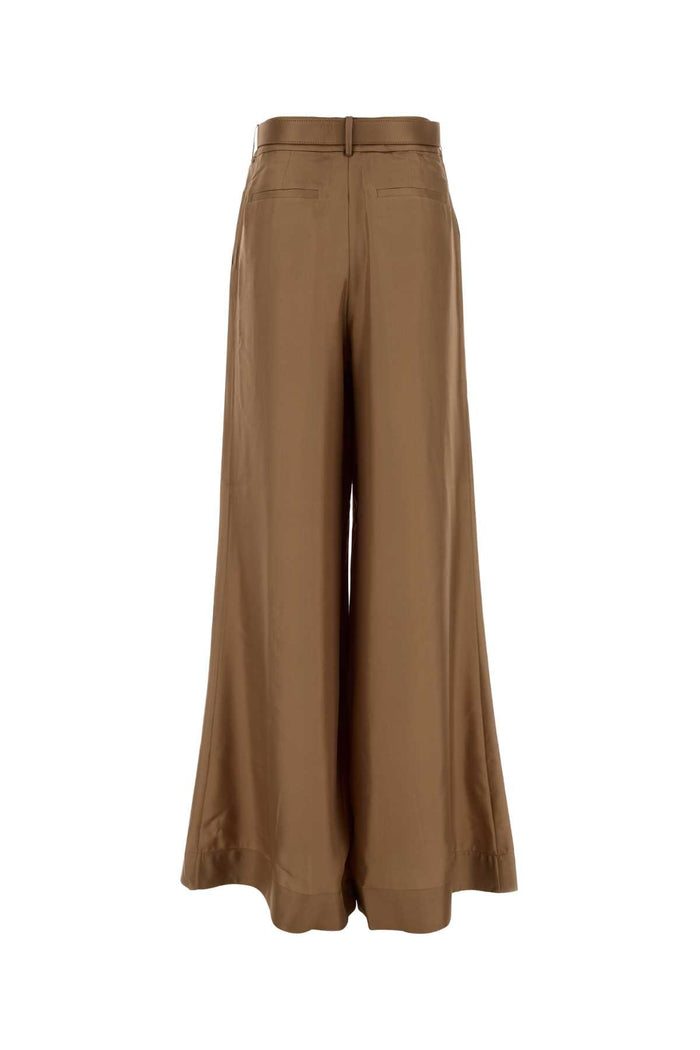 1069pf25r Bis Biscuit Exterior: Silk Pantaloni