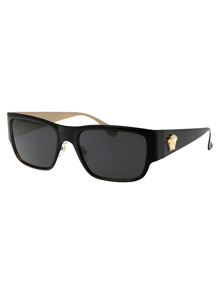 0ve2262 143387 Black Metal Sunglasses