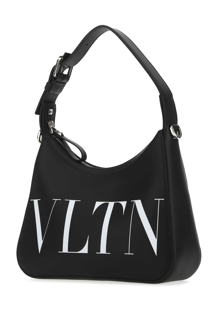 Black Leather Vltn Handbag 0ni Borse A Mano