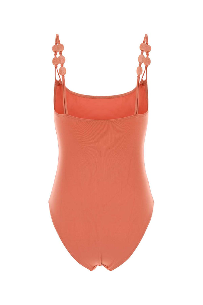 Peach Stretch Nylon Lynda Swimsuit Lassi Costumi Da Bagno