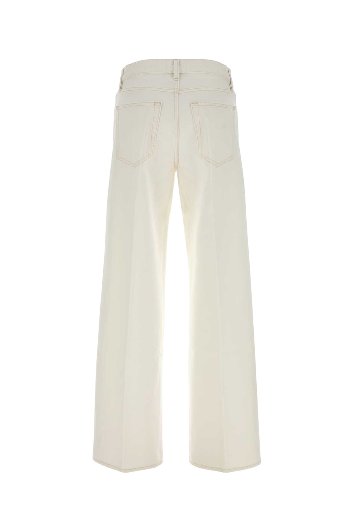 White Denim The Stroll Jeans Aunaturalclean Exterior: Cotton