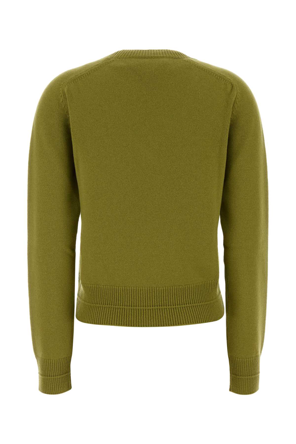 Pistachio Green Wool Blend Sweater Acidgreenmix Mix Maglieria