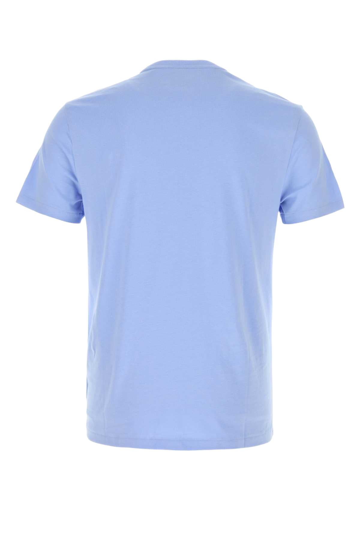 Powder Blue Cotton T-Shirt Austinblue Exterior