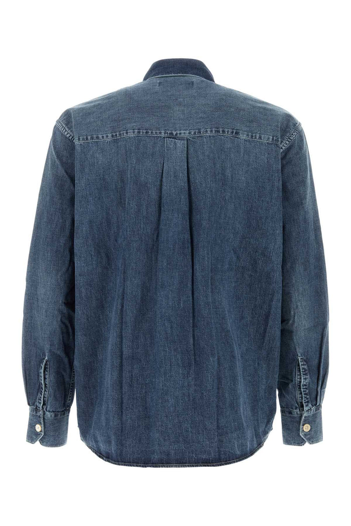 Denim Oversize Shirt Whatever Wash Exterior: Cotton Camicie