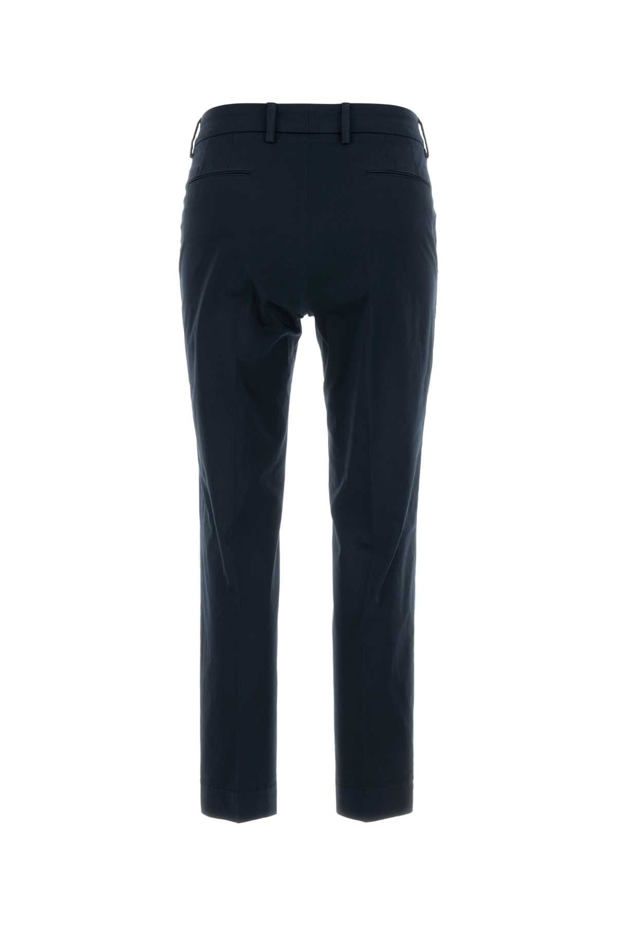 Blu Exterior: Cotton Elastane Pantaloni