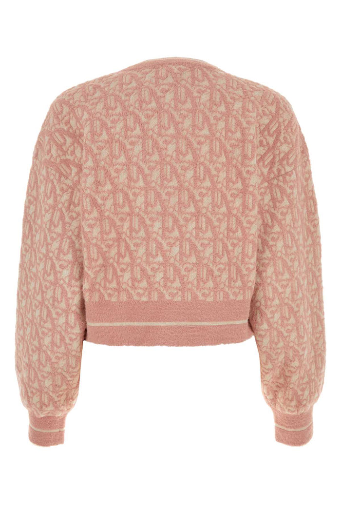 Beigepink Exterior: Nylon Virgin Wool Maglieria
