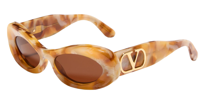 Vls-178d - Havana Honey Nd Acetate Sunglasses
