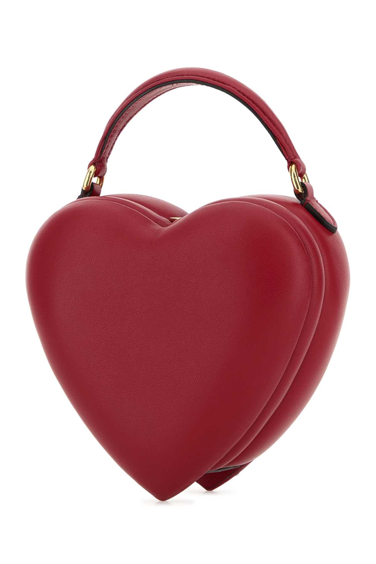 Red Nappa Leather Love Me Bag Handbag Borse A Mano