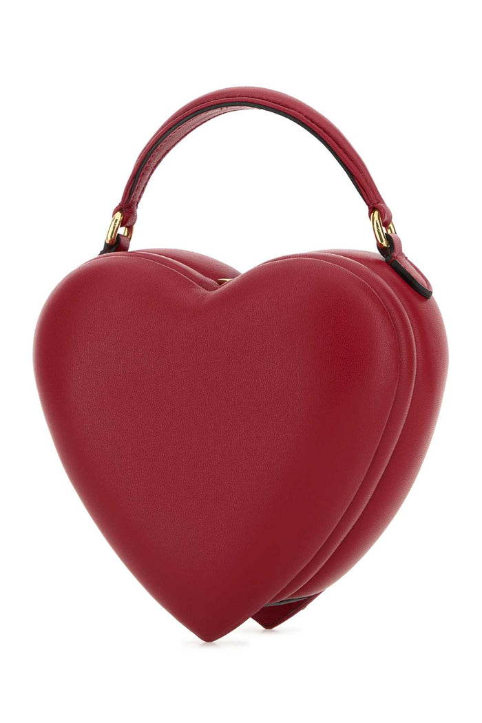 Red Nappa Leather Love Me Bag Handbag Borse A Mano