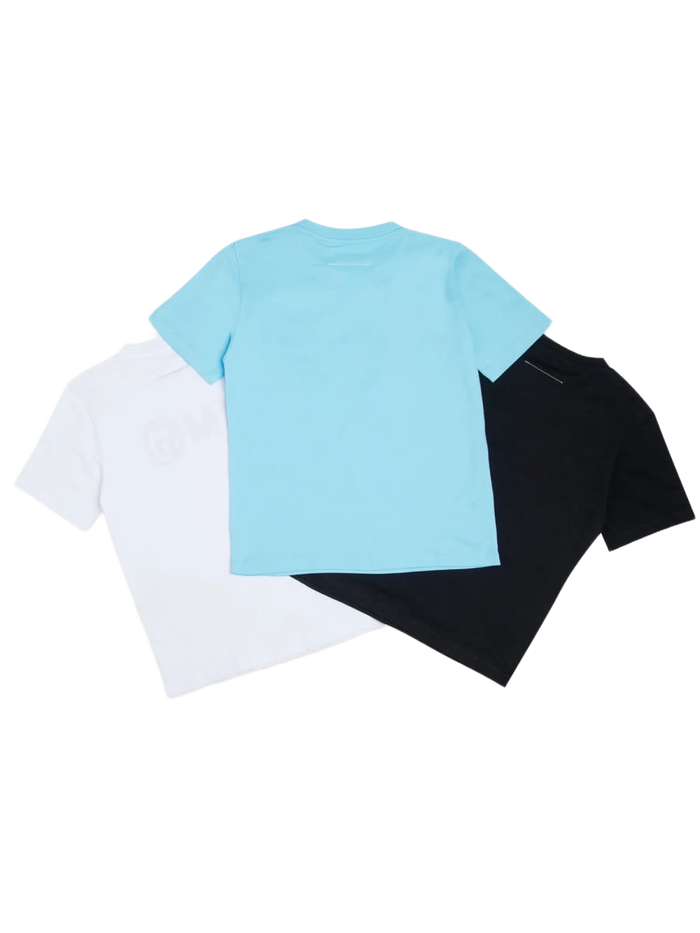 Set 3 T-Shirts Multicolour Cotton