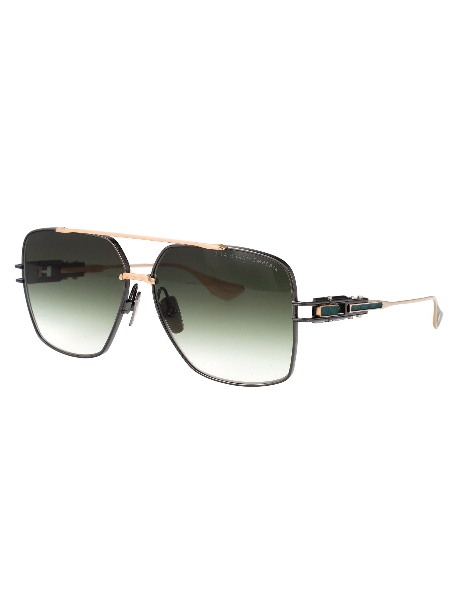 Dts159-A-03 03 Black Rhodium - Brushed White Gold Metal Sunglasses