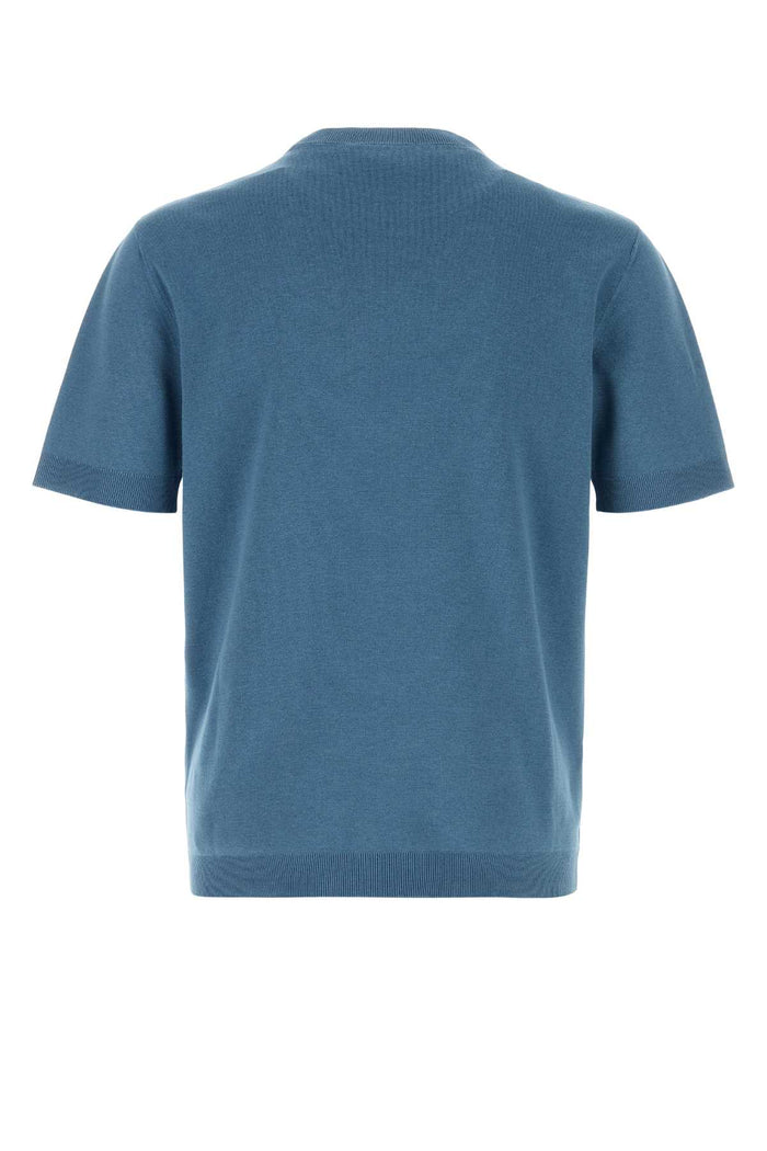 Air Force Silk Blend Sweater Dustybluebellmix Cotton Maglieria