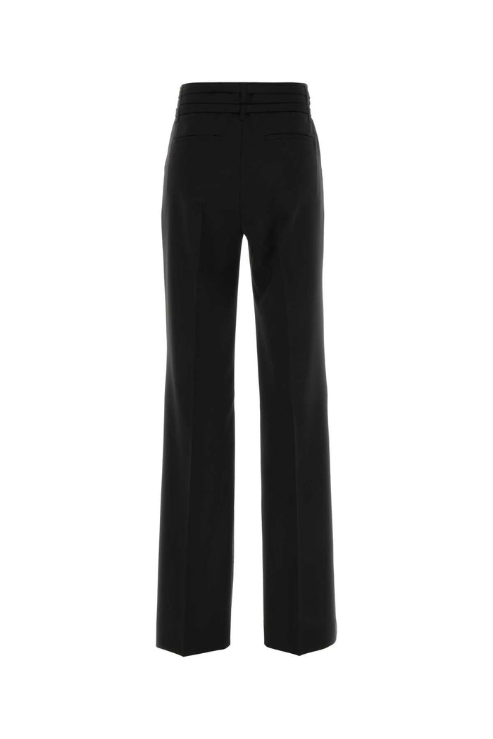 2612131011600 004 Nero Exterior: Virgin Wool Pantaloni