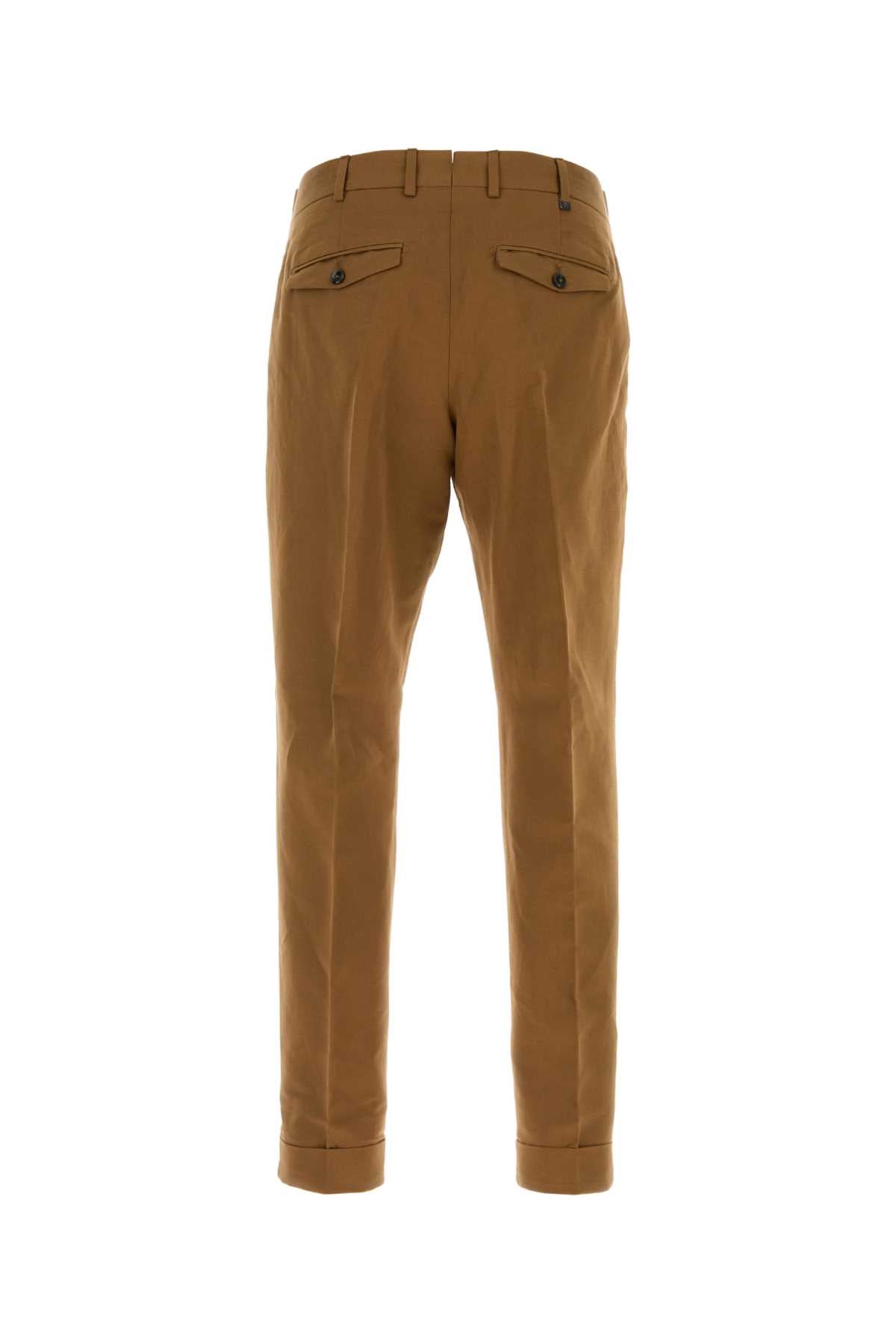 Biscuit Linen Blend Pant 0165 Exterior: Cotton Pantaloni