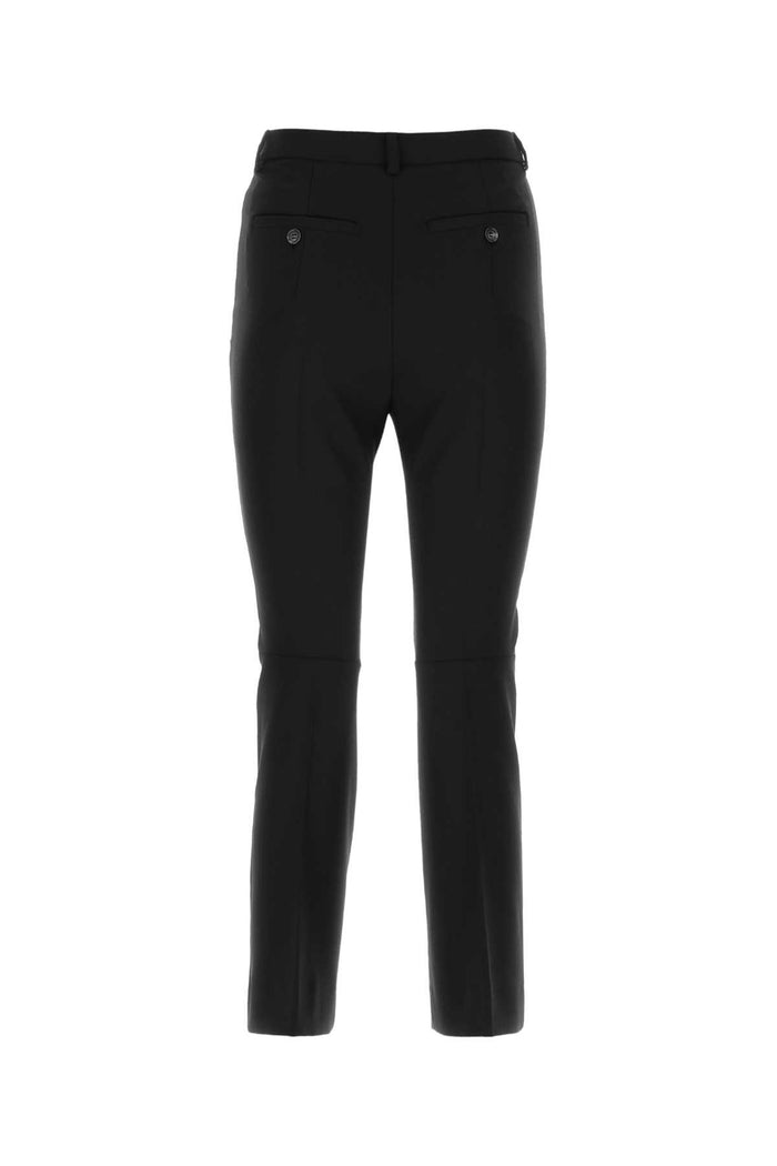 Black Wool Navetta Pant 003 Exterior: Pantaloni