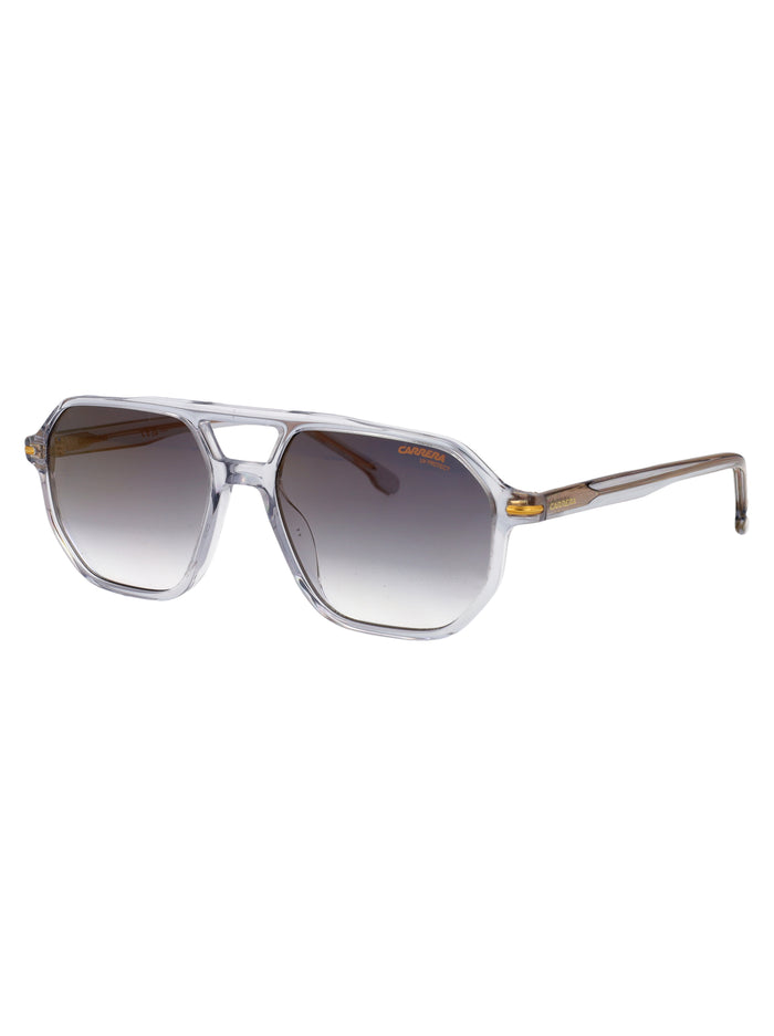 Carrera 341-S Grey Gold Acetate Sunglasses