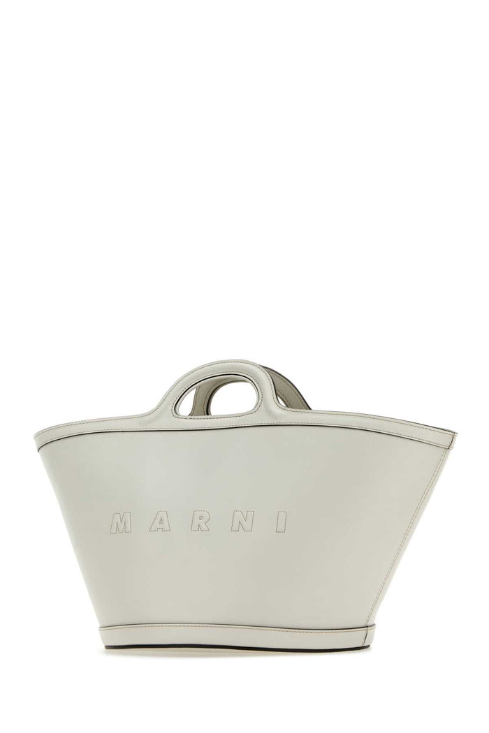 White Leather Small Tropicalia Handbag 00w05 Borse A Mano