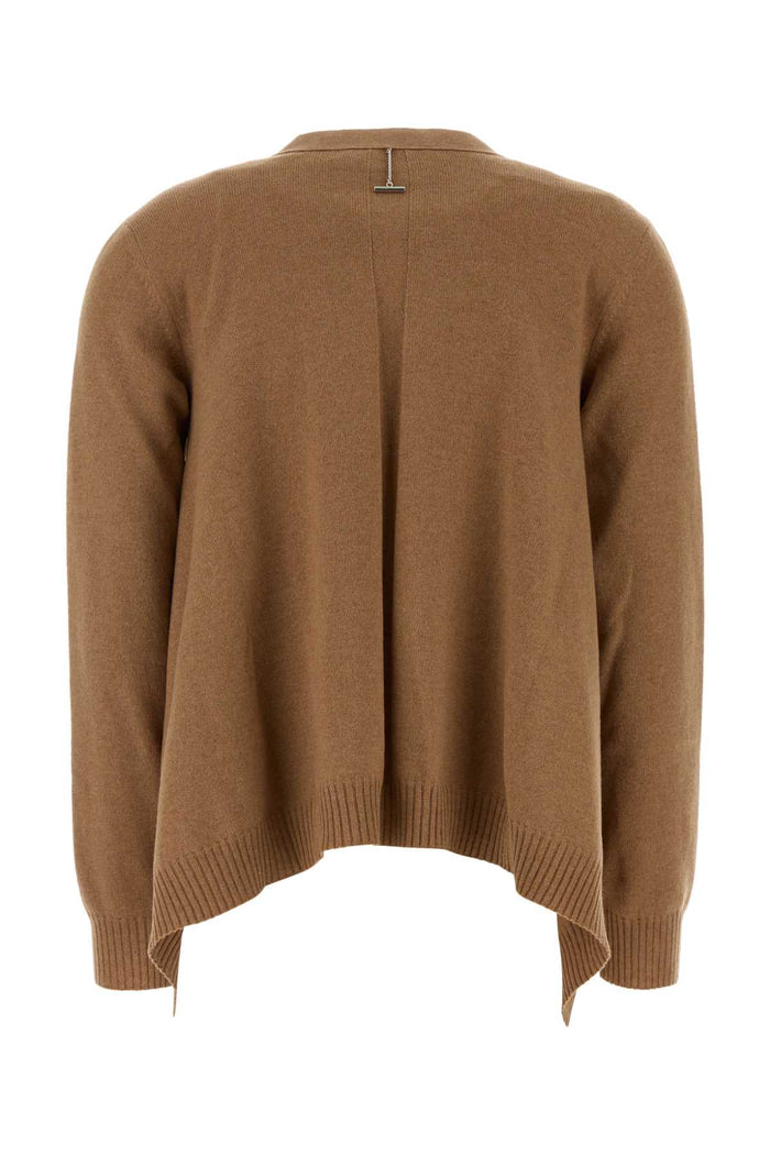Biscuit Cashmere Blend Oversize Cardigan Lightcamel Maglieria