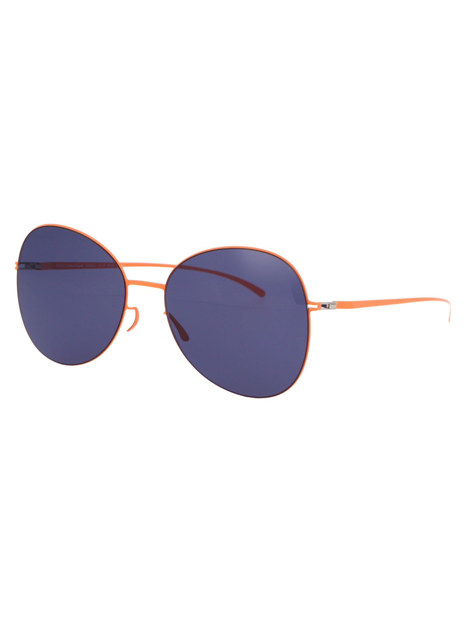 Mmesse025 443 E19 Apricot Indigo Solid Metal Sunglasses
