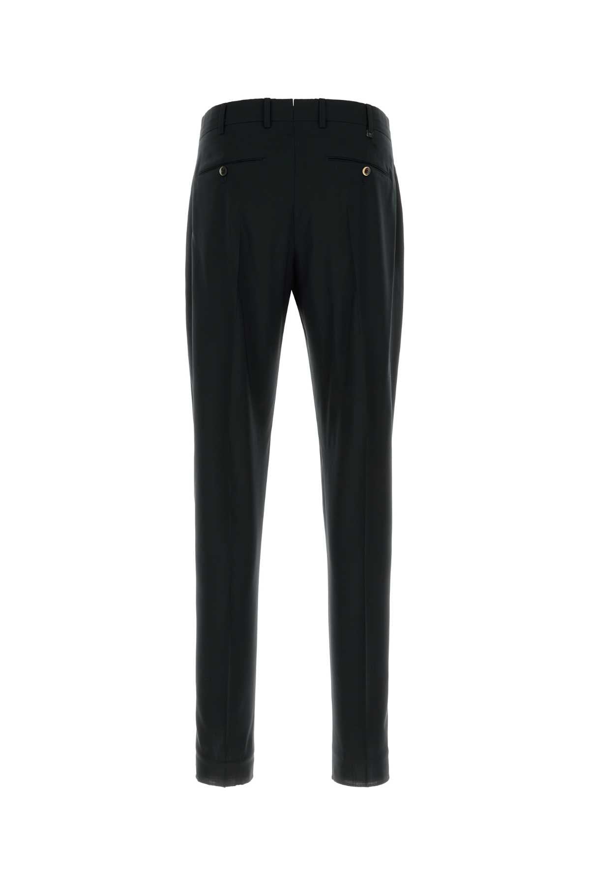 Black Wool Pant 0990 Exterior: Virgin Pantaloni