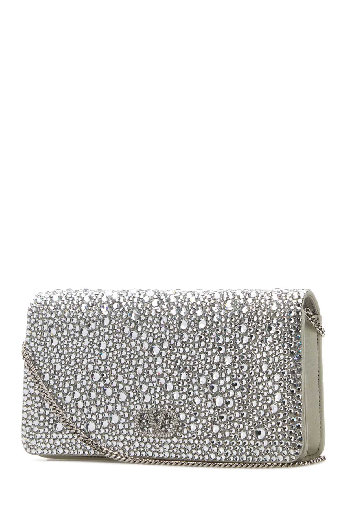 Crystalsilvercrystal Viscosilk Se Clutch