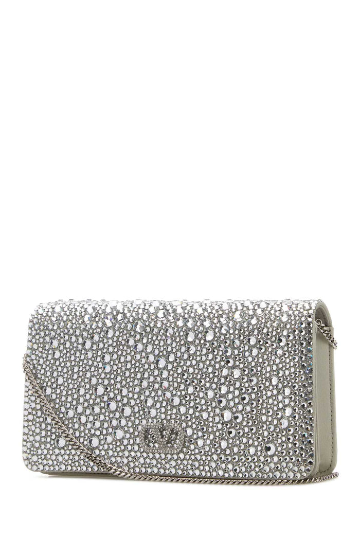 Crystalsilvercrystal Viscosilk Se Clutch