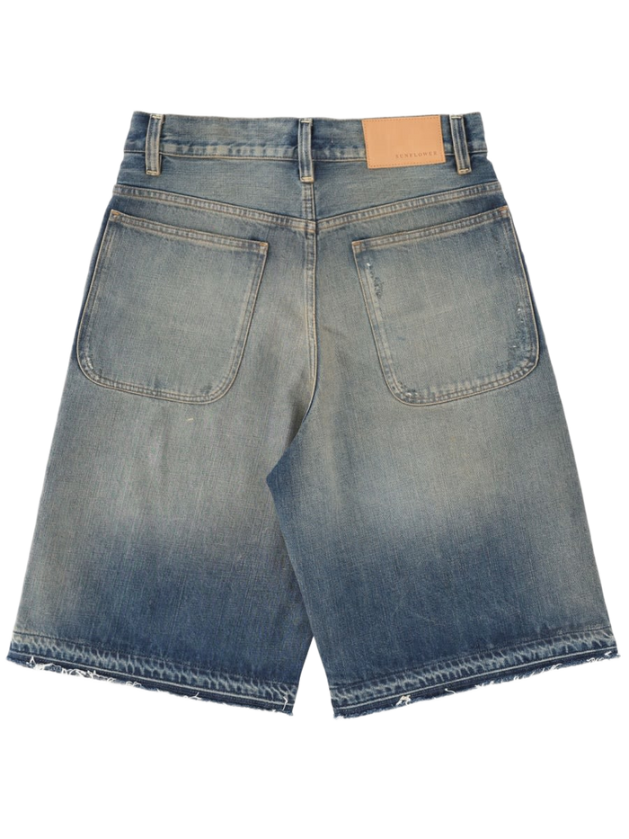 Shorts In Denim Cotton
