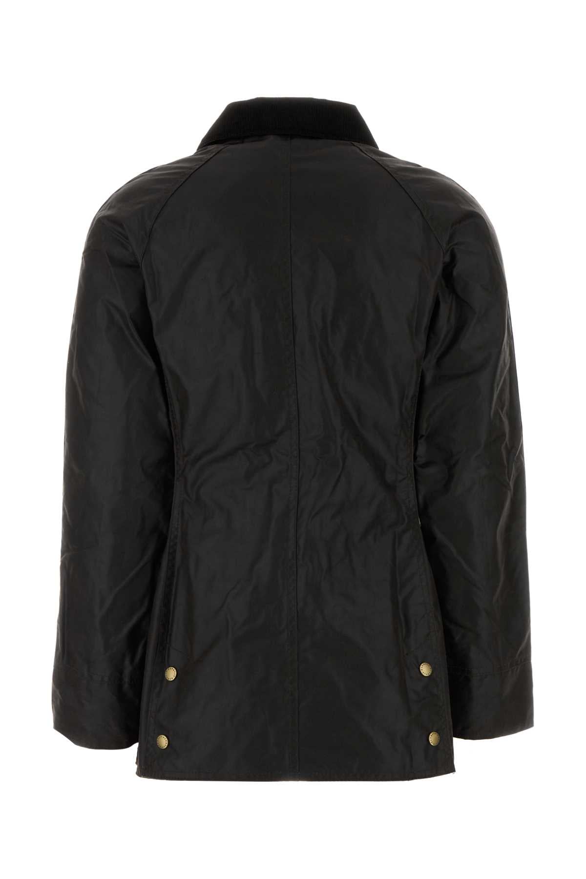 Dark Brown Cotton Beadnell Jacket Ru52 Giubbini