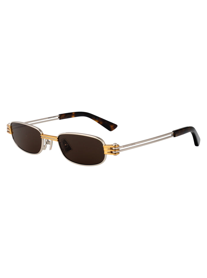 Bv1381s Silver-silver-brown Metal Sunglasses