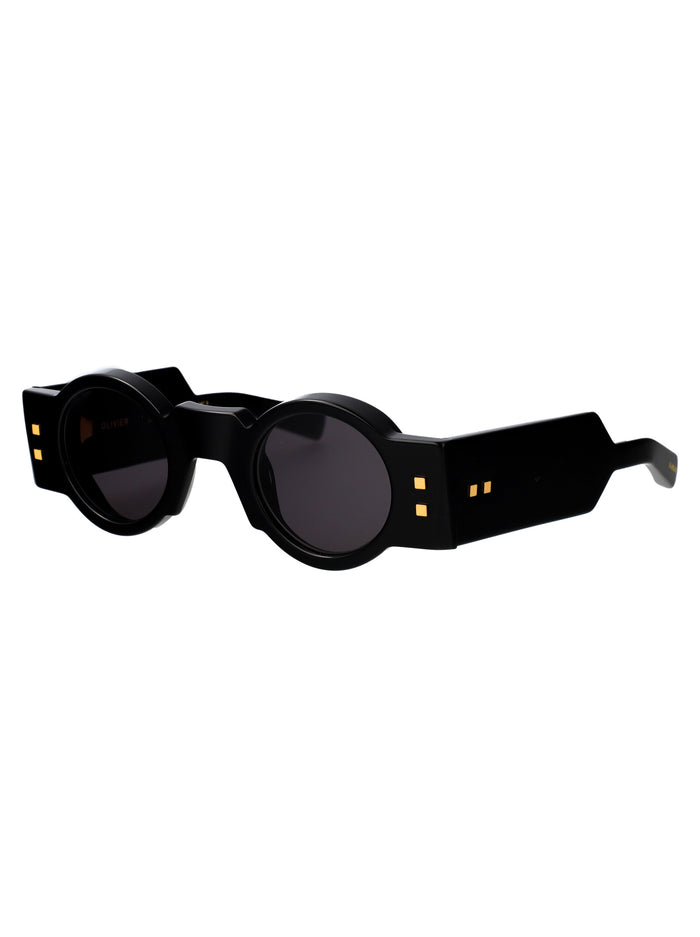 Bps-159a-42 159a Blk - Gld Acetate Sunglasses