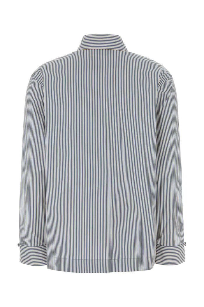 Embroidered Poplin Shirt Anise-26 Exterior: Cotton Camicie