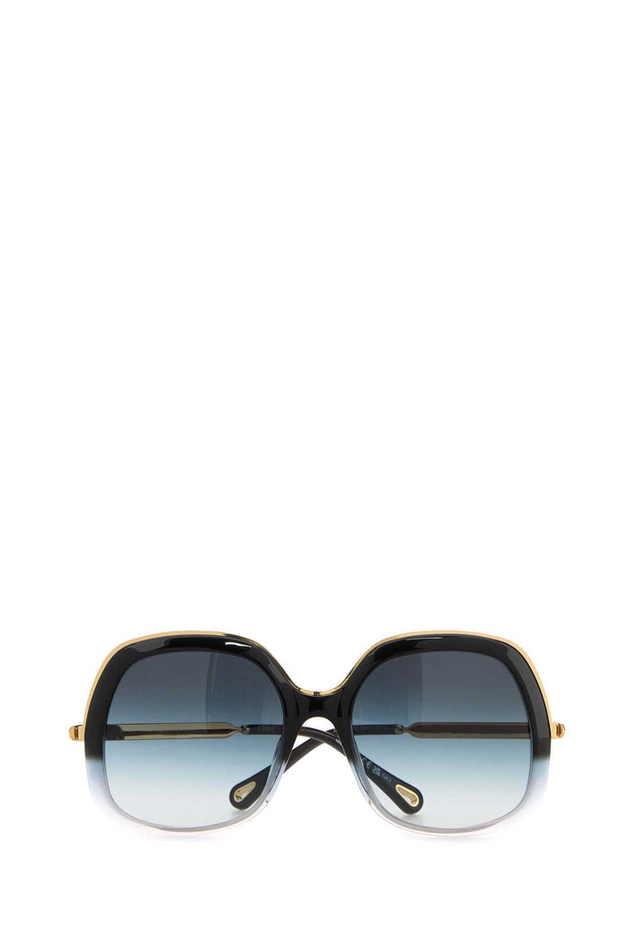Black Acetate Sunglasses Greygoldgrey Exterior: Occhiali Da Sole