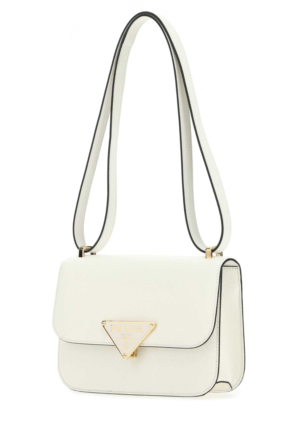 Ivory Leather Shoulder Bag F0009 Borse A Mano