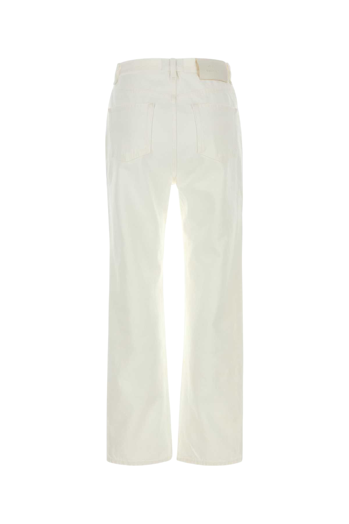 White Denim Jude Jeans Ivory Exterior: Cotton