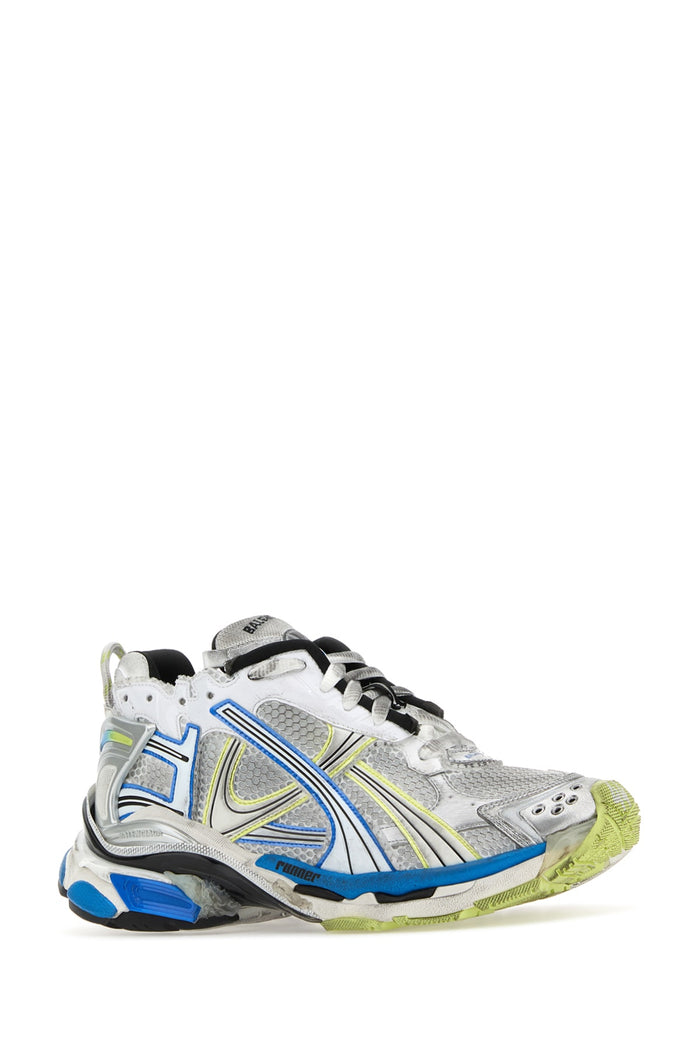 772774w3rmu 9074 Whiteyellowblue Cotton / Sole: Rubber Sneaker