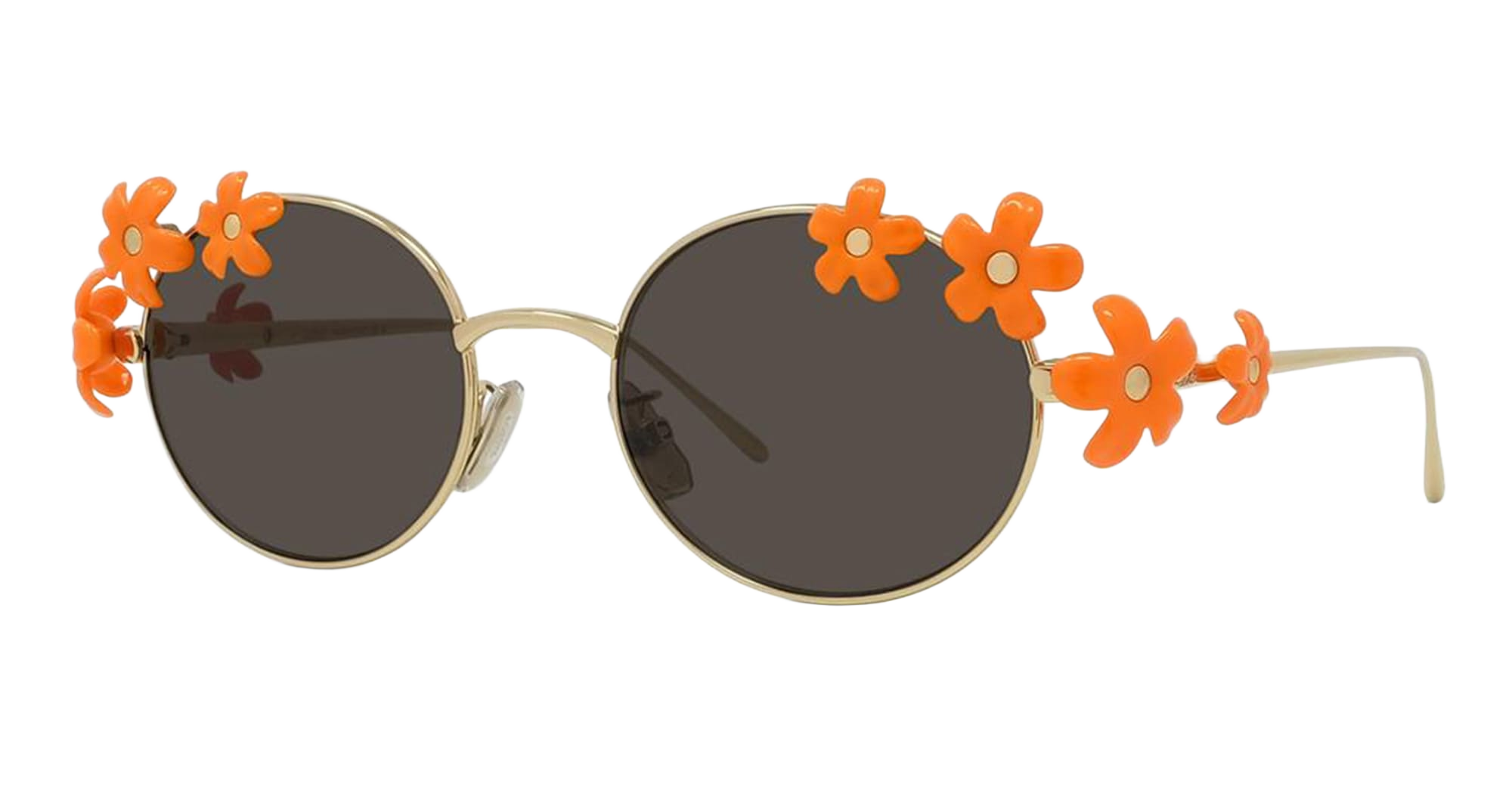 Signature Lw40173u - Gold Orange Metal Sunglasses