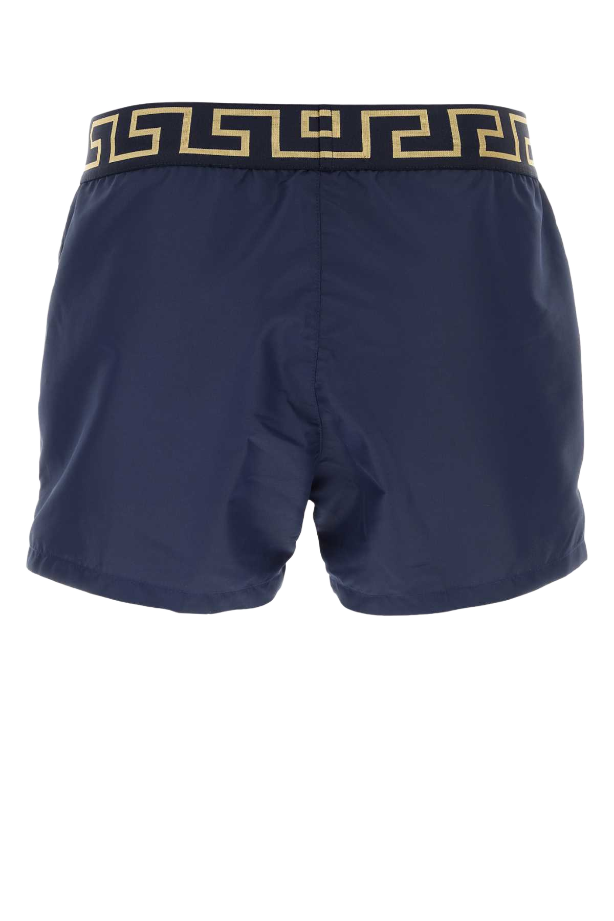 Blue Polyester Swimming Shorts Bluegold Costumi Da Bagno
