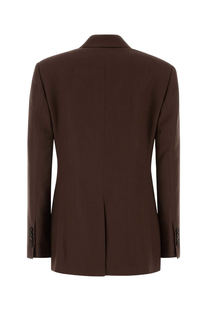 Brown Jersey Blazer C9284 Giacche E Gilet