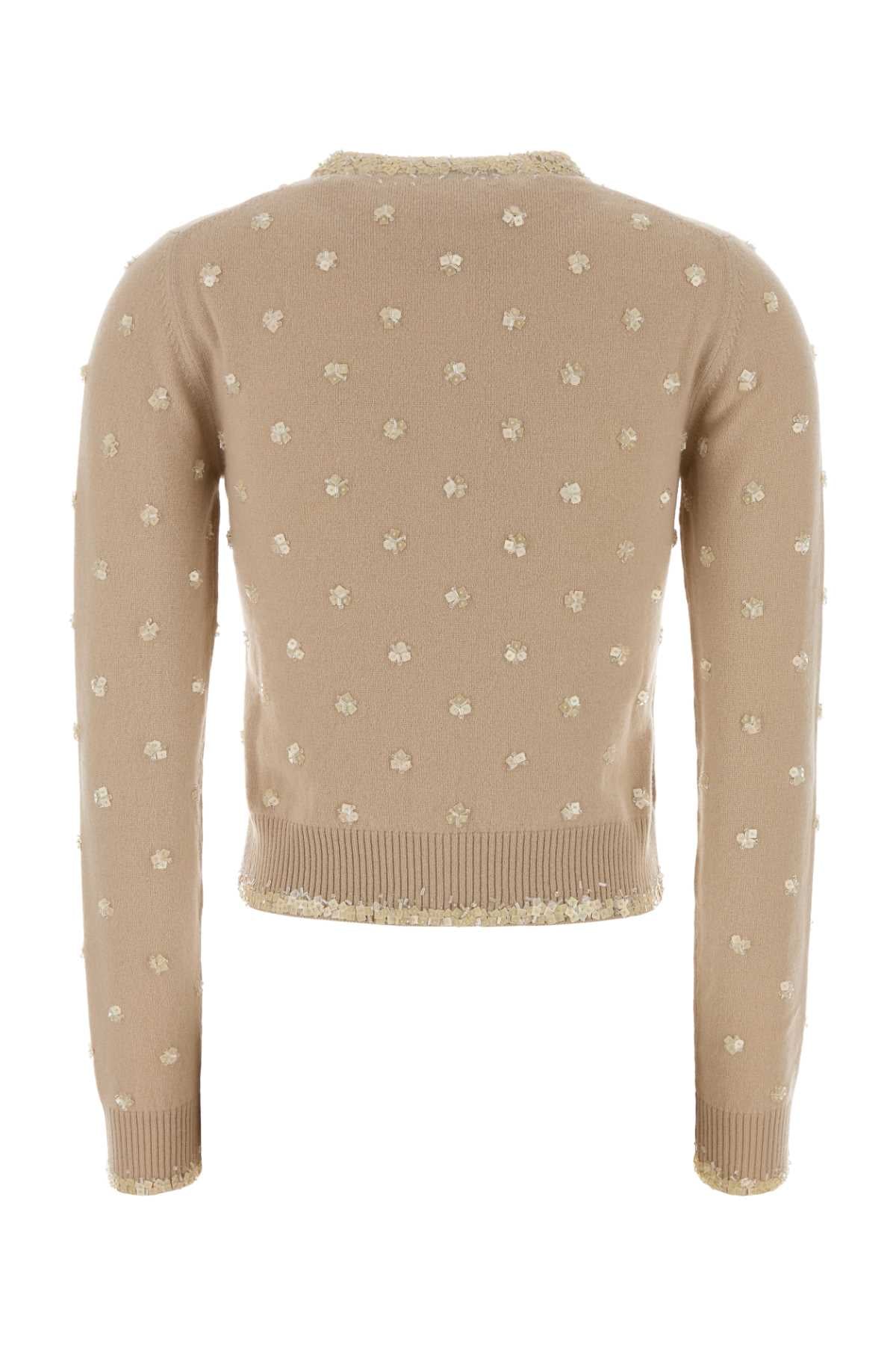 Skin Pink Cashmere Cardigan Albino Exterior: Maglieria