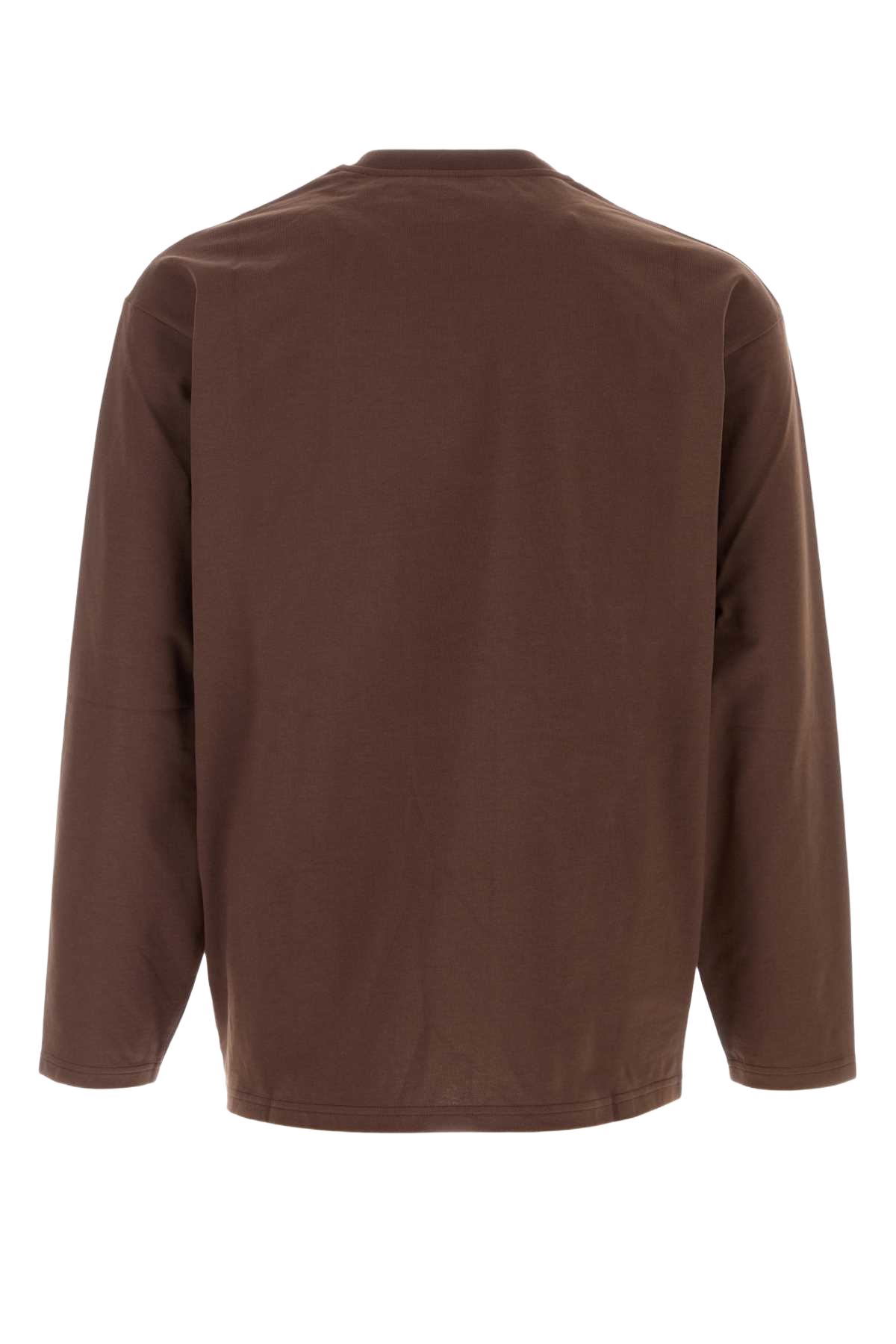 Chocolate Cotton T-Shirt Espresso Exterior