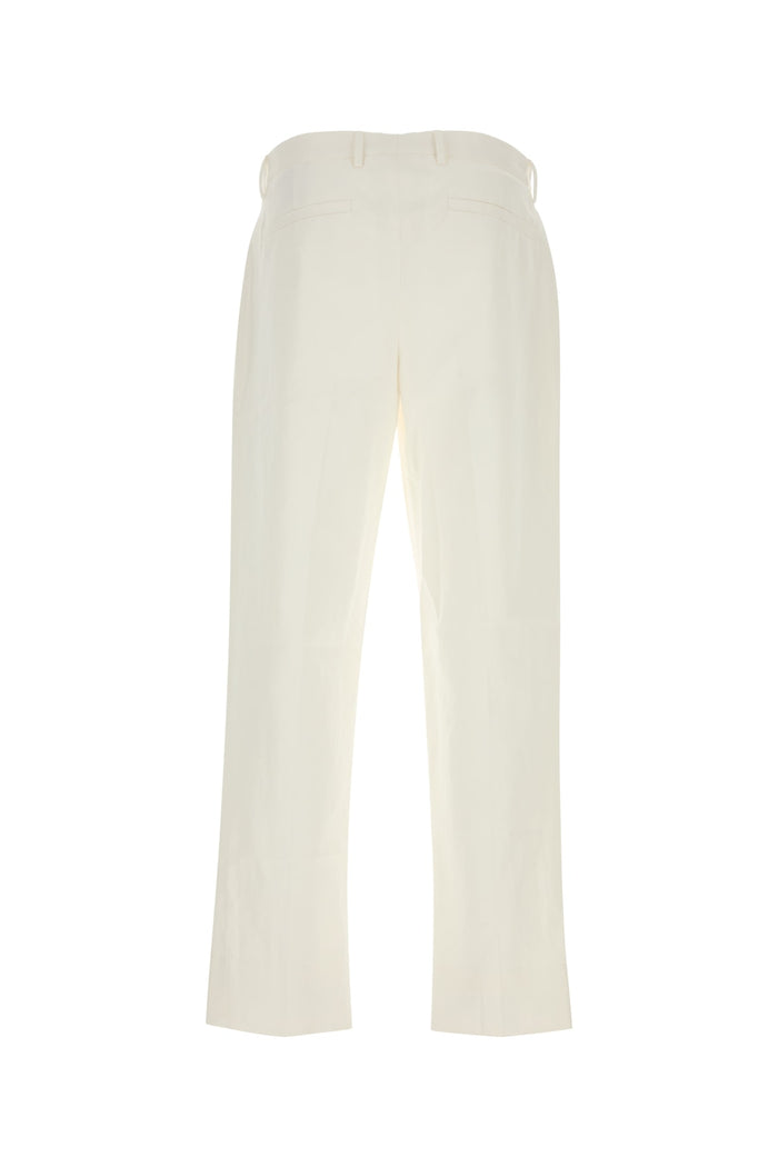 Long Formal Trouser Whitesolid .co Pantaloni