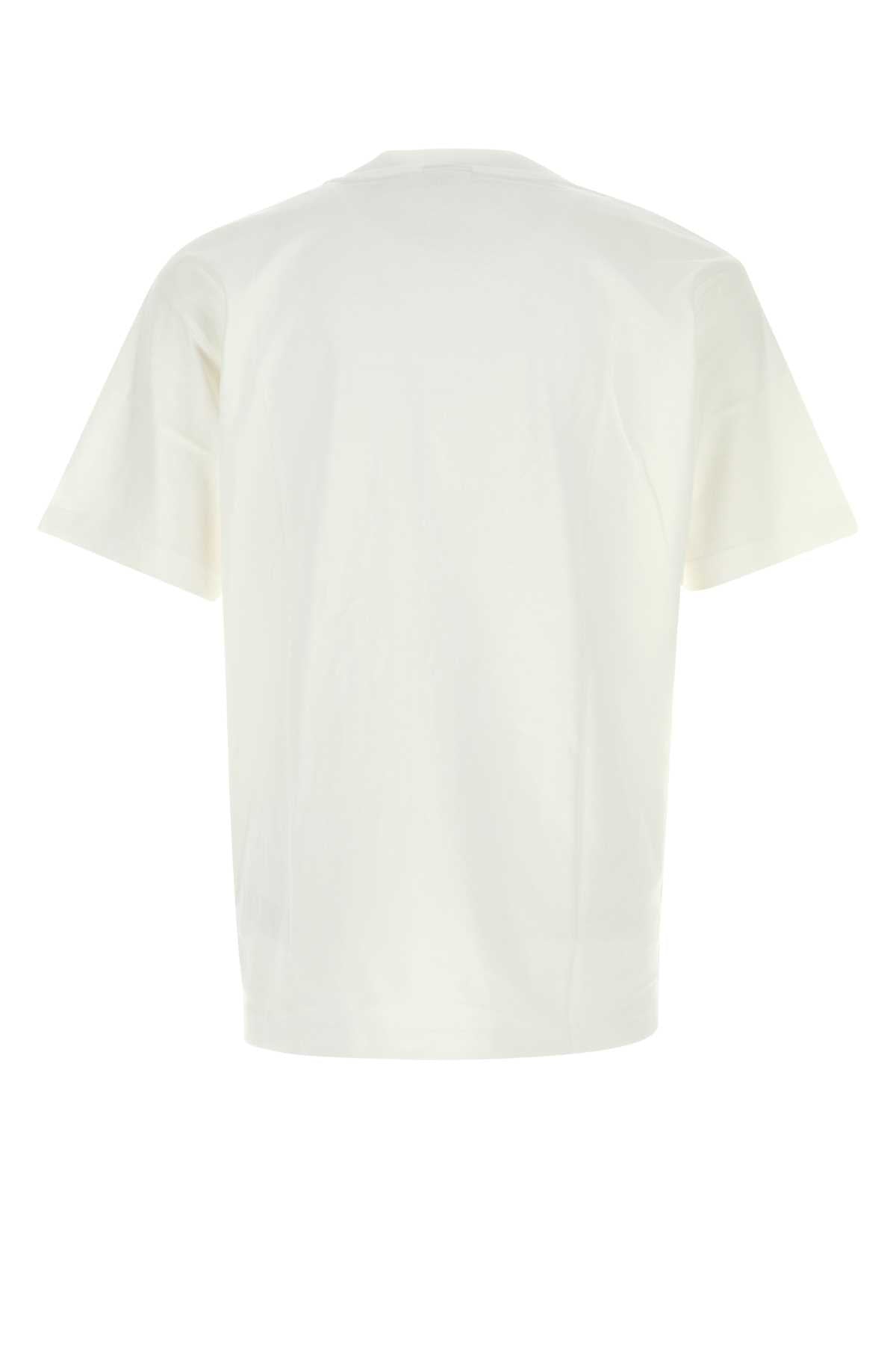 White Cotton T-Shirt Exterior