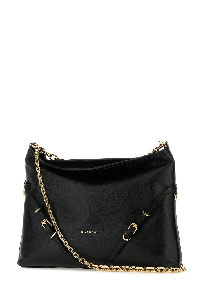 Bb50y4b1kr 001 Black 100 % Calf Leather Borse A Tracolla