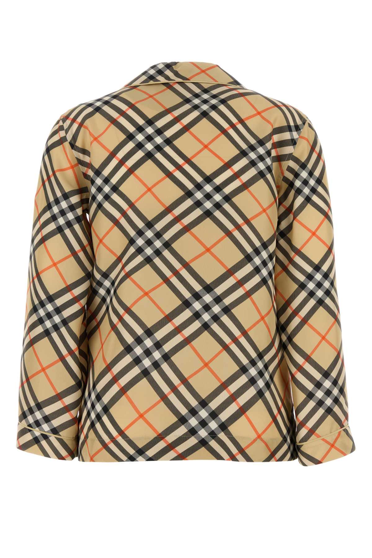 Embroidered Silk Shirt Sandipcheck Exterior: Camicie